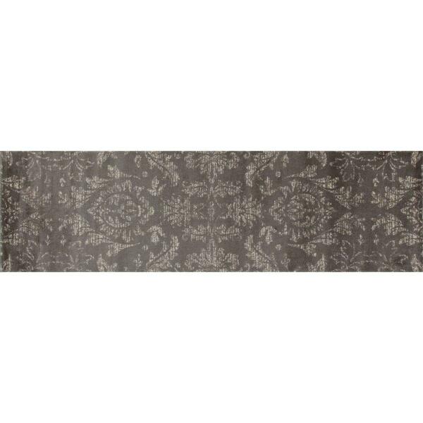 Art Carpet 2 X 8 Ft. Arabella Collection Arabesque Woven Area Rug, Gray 841864103340
